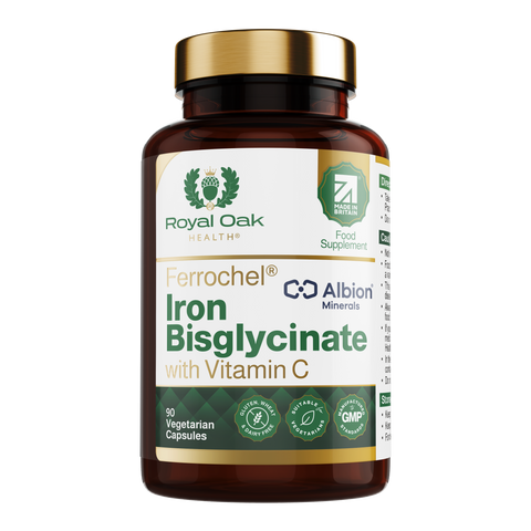 Iron (Bisglycinate) 20mg with Vitamin C 50mg HVC