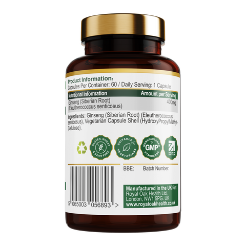Ginseng 400mg Siberian Root (60)