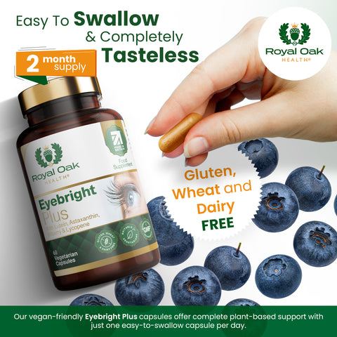 Eyebright Plus with Lutein, Astaxanthin, Bilberry & Lycopene (60)