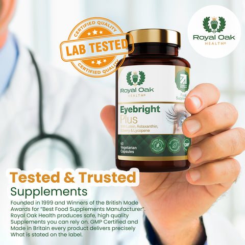 Eyebright Plus with Lutein, Astaxanthin, Bilberry & Lycopene (60)