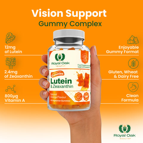 Lutein + Zeaxanthin + Vitamin A Gummies (60)