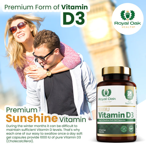 Vitamin D3 1000iu Softgel Capsules (360)