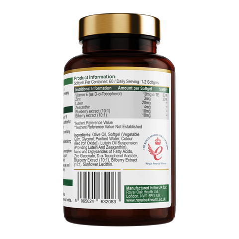 Lutein & Zeaxanthin Complex with Zinc & Berry Extracts (60)