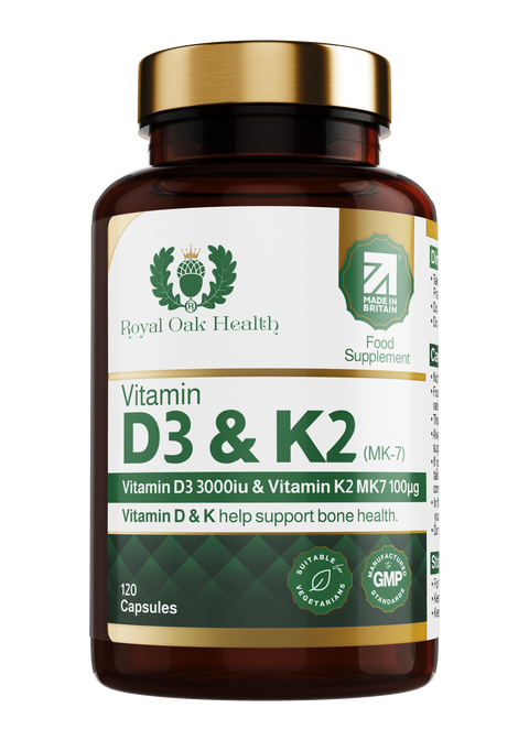 Vitamin D3 3000iu with Vitamin K2 (MK7) 100ug (60)